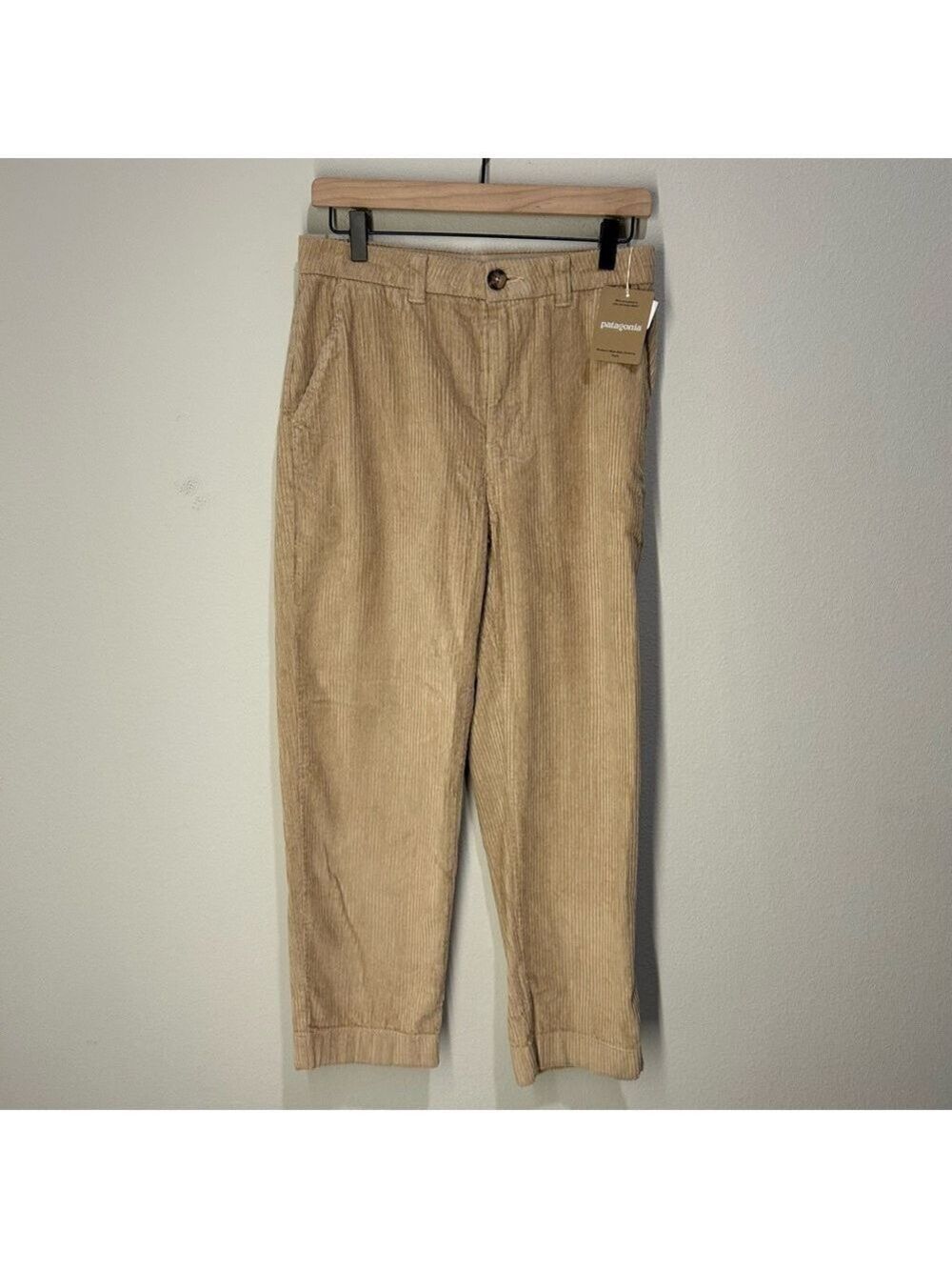 Patagonia Women’s Wide-Leg Corduroy Pants Oar Tan Size 6 NWT
